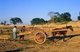 Burma / Myanmar: A pony and cart used for transporting bamboo from the Mandalay waterfront and Irrawaddy River, Mandalay